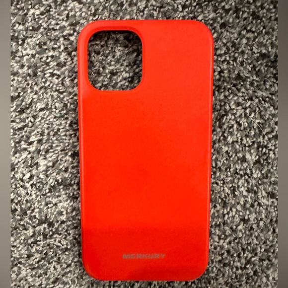 MERKURY - IPhone 12 Pro Red Flex Silicone Case - Picture 2 of 3